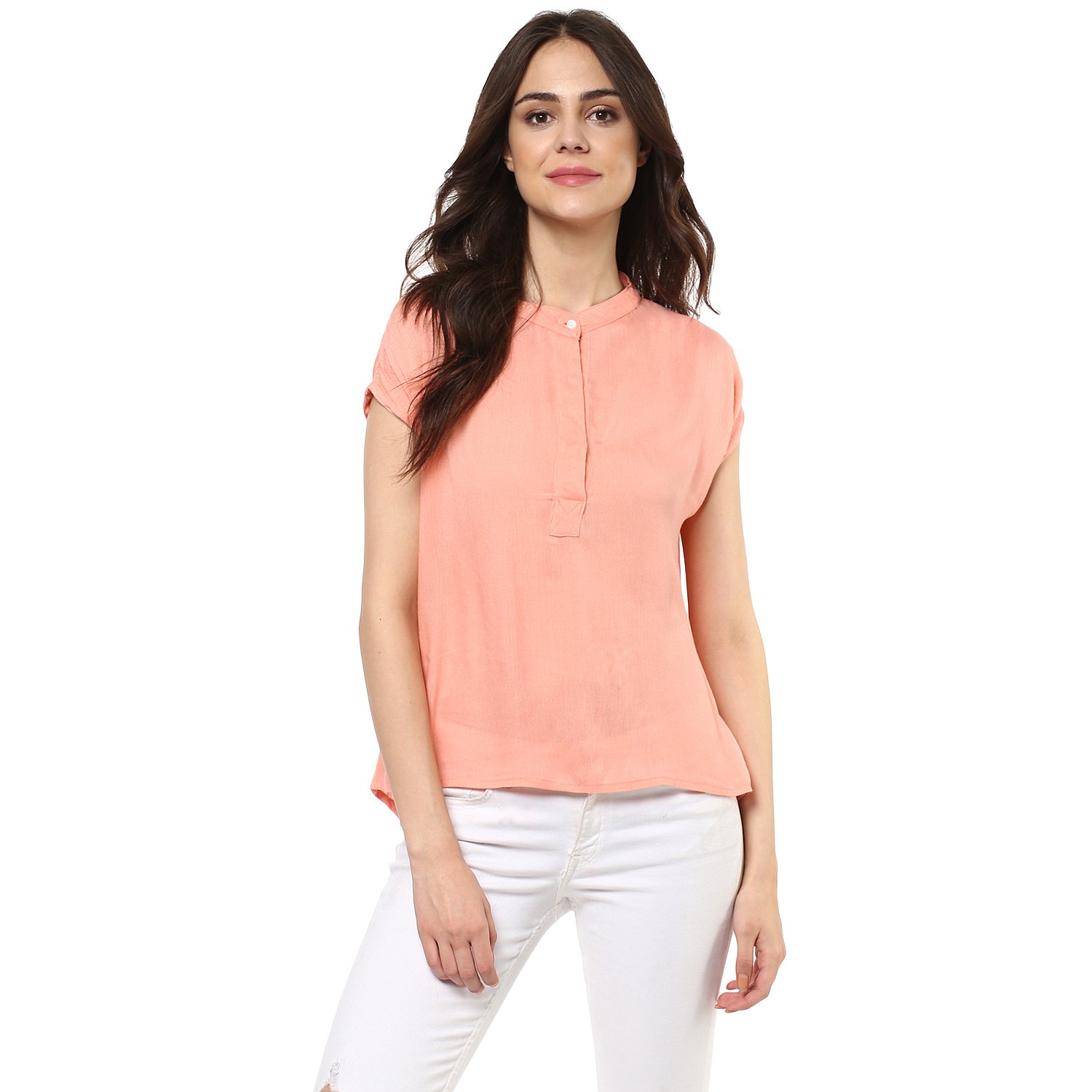 mayra women's silk cotton rayon top (1708t09641)