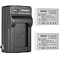 Kastar 2-Pack Battery and AC Wall Charger Replacement for Canon NB-5L NB5L, NB-5LH NB5LH, 1135B001 Battery, Canon CB-2LX CB-2LXE Charger, Canon Digital IXUS 850 is, Digital IXUS 860 is Cameras