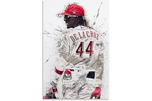 FANCHUANG Elly De La Cruz Poster Baseball Posters Canvas Wall Art For Home Decor Unframe-style 12x18inch(30x45cm)