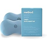Method Bar Soap, Glacier + Granite, Plastic Free, 2 bars, 5oz each