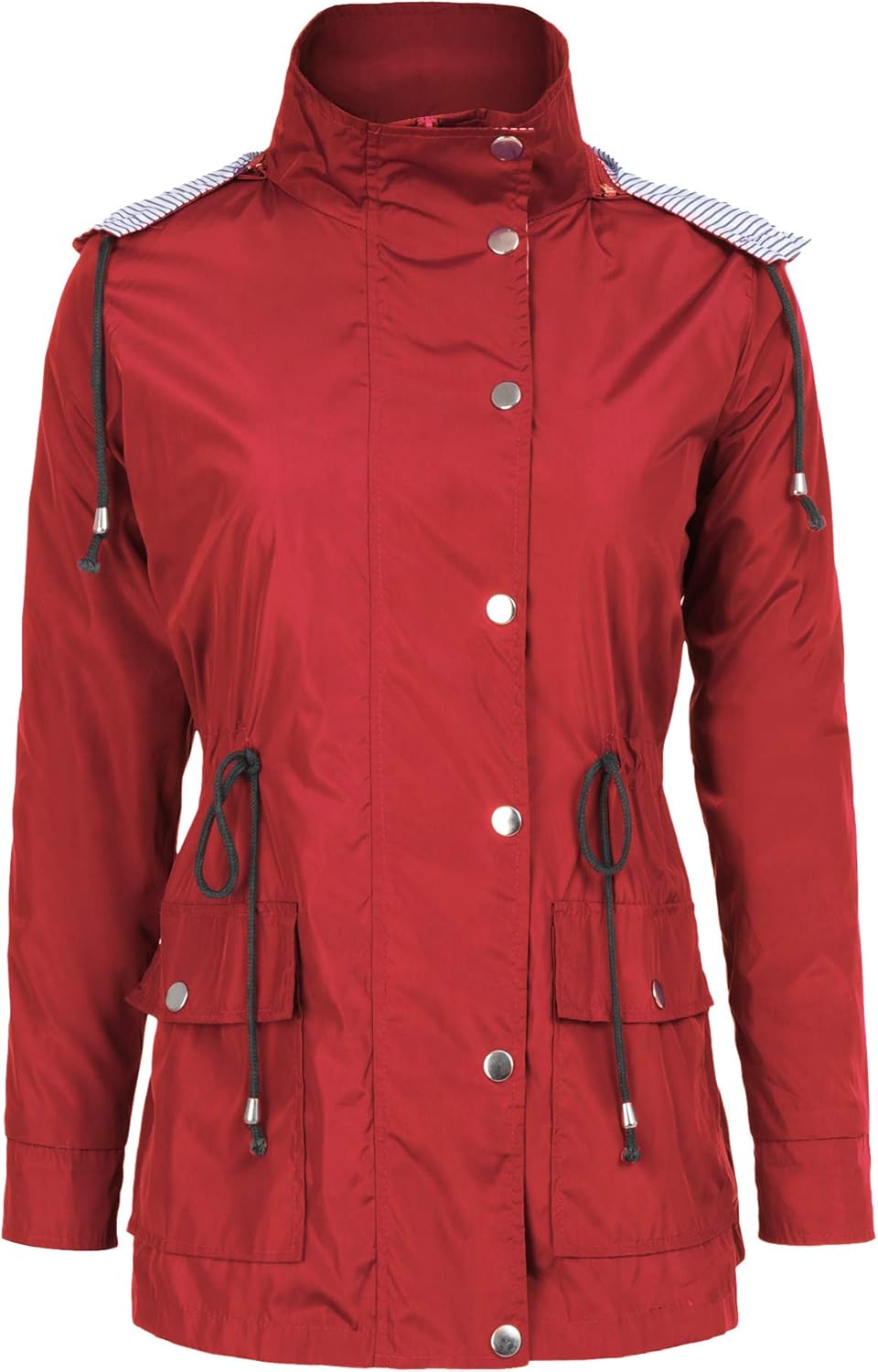 fisoul outdoor hooded rain jacket