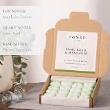 Fosse Living Lime Basil & Mandarin Soy Wax Melts 16 Pack UK Handmade view 4