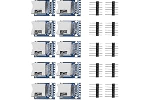 Hutomwua Micro SD TF Card Adapter Mini Reader Module 3.3V 6 Pin SPI Interface 10Pcs