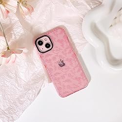 NITITOP Compatible for iPhone 15 Case Cute Flower