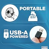 Status 4 Inch USB Desk Fan, Mini Portable Cooling Fan for Office & Travel view 6