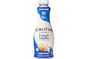 Califia Farms - French Vanilla Almond Milk Coffee Creamer, 25.4 Oz, Dairy Free, Plant Based, Vegan, Gluten Free, Non GMO