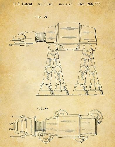 Amazon.com: Star Wars Weapon Patent Wall Art Print - one (11x14