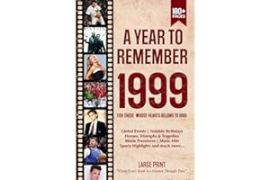 A Year To Remember 1999 History Book: A Nostalgic Tribute for the Radio Babies with Heartfelt Memories of 1999 – An Ideal Gif