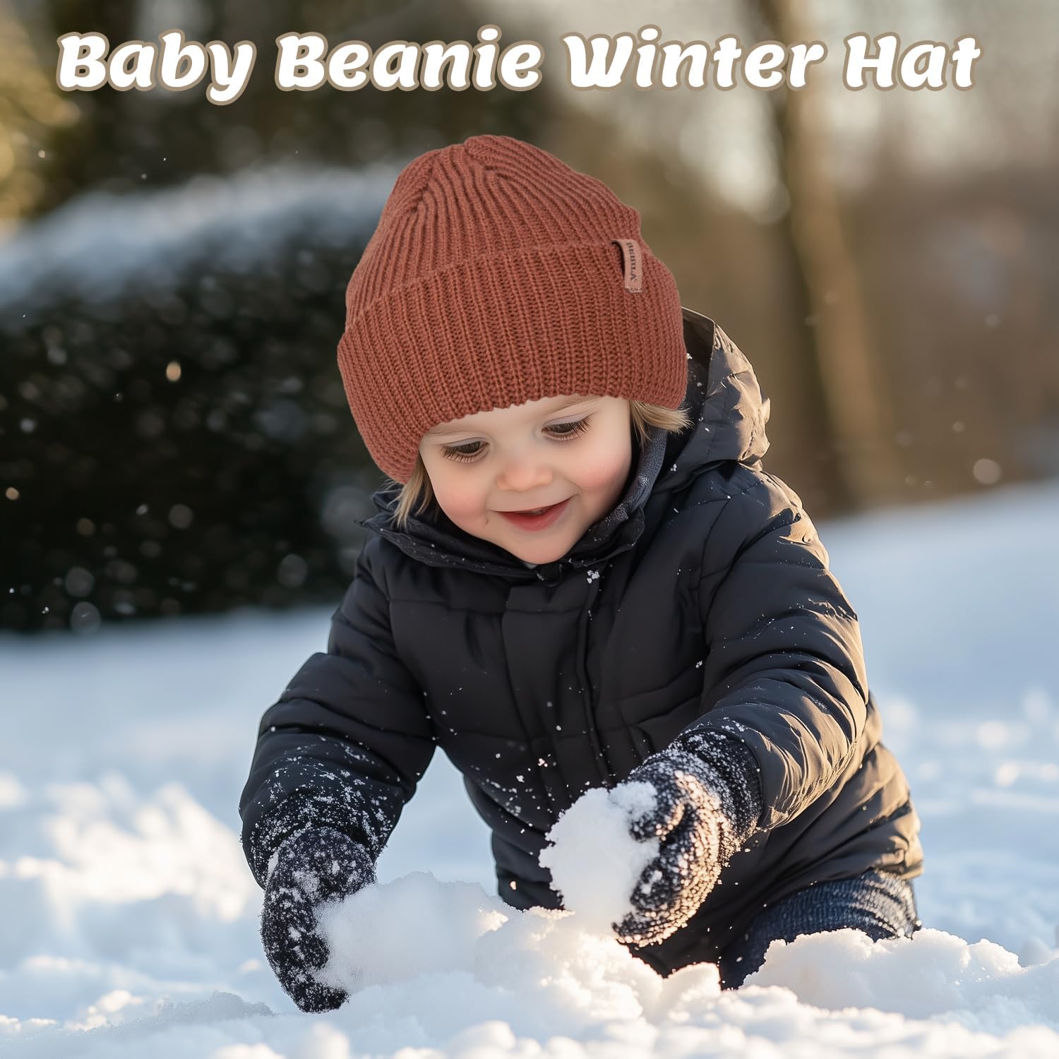 Bebila Baby Beanie Toddler Infant Winter Hats Knit Warm Caps for Boys Girls