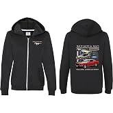 Buy Cool Shirts Ford Mustangs Untamed (Front &amp; Back) Ladies Full Zip Hoodie