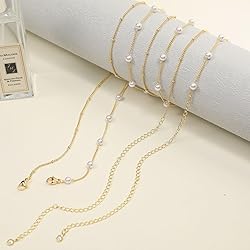 Rotnso 14K Gold Plated Body Chains Dainty Boho