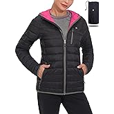 Little Donkey Andy Women's Packable Lightweight Puffer Jacket Hooded Windproof Winter Coat with Recycled Insulation
