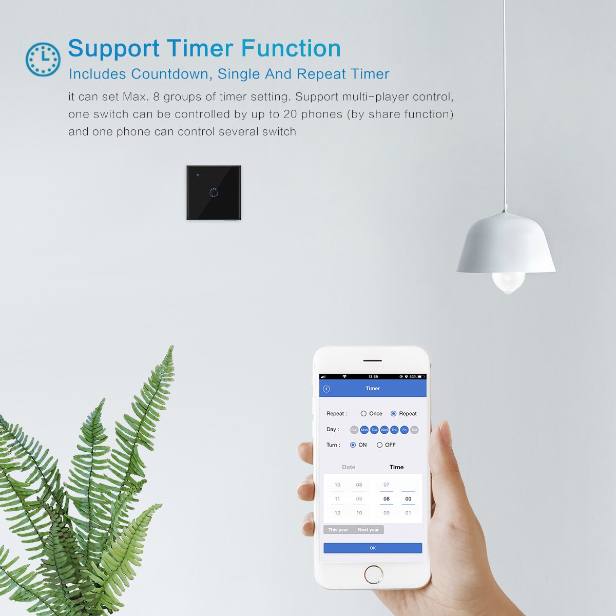 konesky wifi smart switch