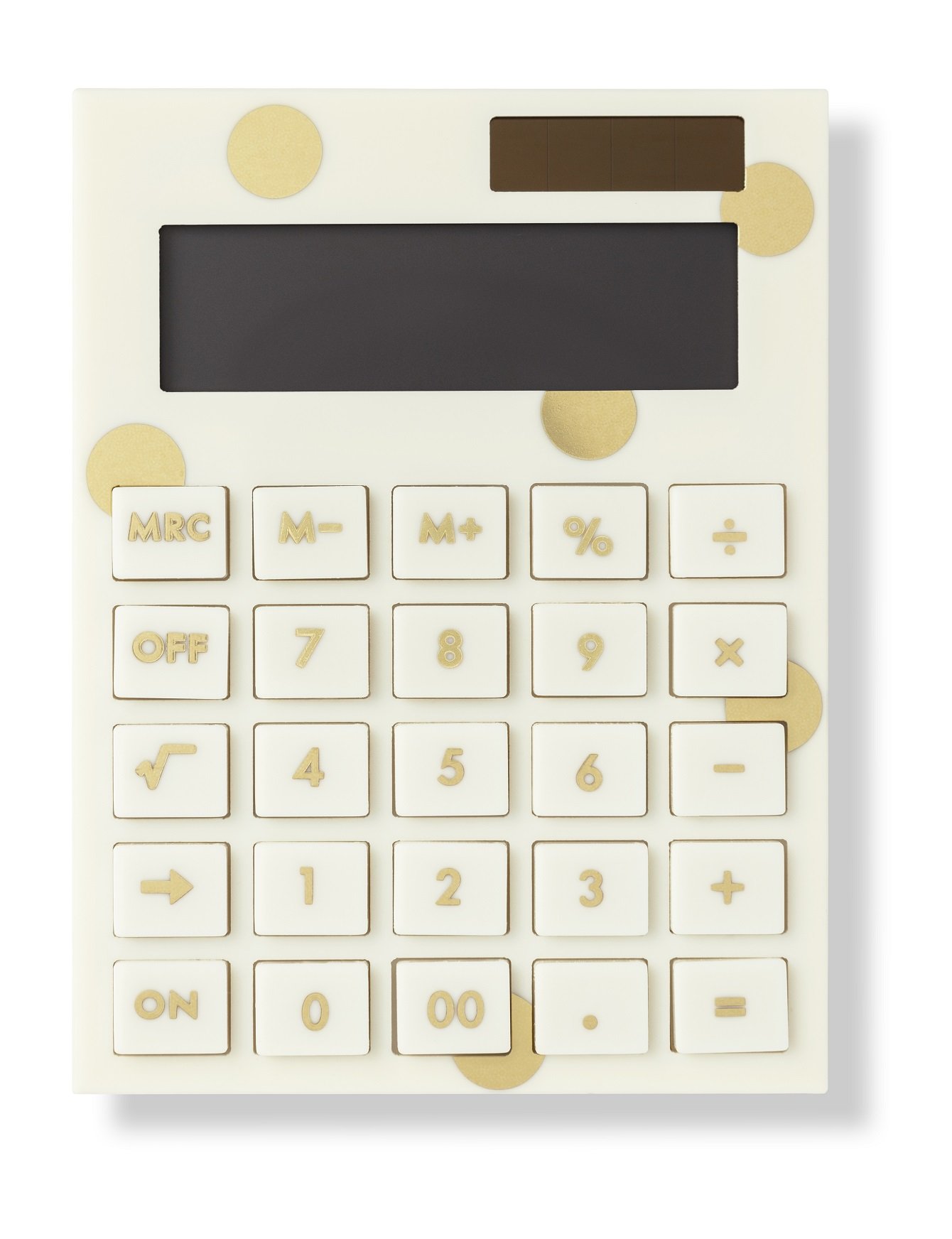 white gold calculator