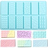 NYKSTRSM Break Apart Silicone Chocolate Bar Mold For Candy Chocolate Energy Bar