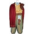 Disney's Raya and The Last Dragon Warrior Adventure Outfit Costume with Cape for Girls Size 4-6X, Multicolor