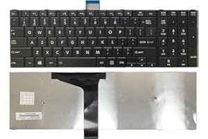 SUNMALL Keyboard Replacement only Compatible with Toshiba Satellite C50-A C55-A C55D-A C55T-A C55DT-A C55DT-A Series Laptop,fits Part Number V143026CS1 (DO NOT FIT C50-B, C50D-B,C55-B, C55D-B)