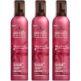 Smooth N Shine Straight Mousse Bodifying 9 Ounce Pump (266ml) (3 Pack)