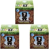Minecraft Earth Series 19 Mini Figure Mystery Pack &ndash; Set of 3 Blind Boxes | Surprise Mini Collectibles | Ages 6+