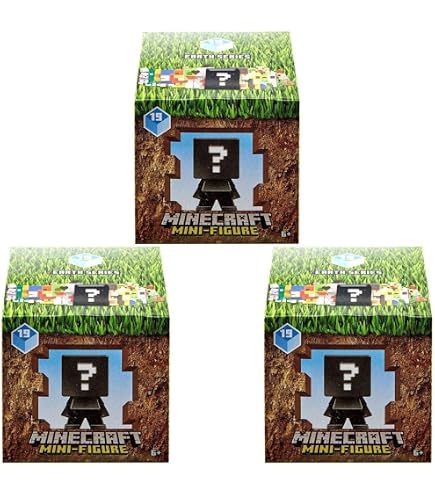 Amazon.com: Minecraft Nether Series 23 Mini Figure Mystery Box