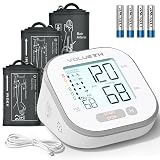 VOLUETH Blood Pressure Monitor for Home Use - 3 Size Cuffs, Small 6"-10", Medium/Large 9"-17" and Extra Large 13"-24", HSA FSA Eligible Items/Perfect for Family Health Monitoring