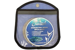 MagBay Lures 49 Strand Cable 7x7 Stainless Steel Fishing Wire Leader Kit