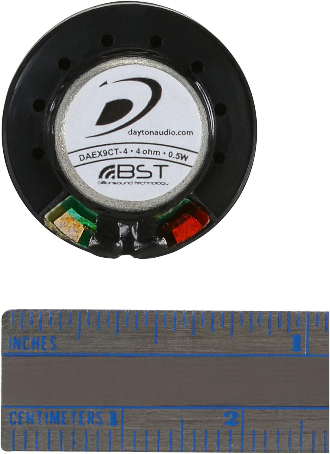 Dayton Audio DAEX9CT-4 Coin Type 9mm Exciter 0.5W 4 Ohm, Black - Image 4