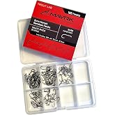 M-20 Wet Fly Nymph Hook Euro Nymph Competition Barbless Hooks 5 Sizes Fly Tying Trout Hooks 125pcs Multi-Pack