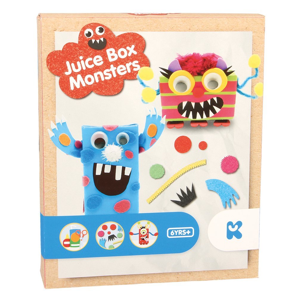 Keycraft AC134 Make Your Own Juice Box Monsters Craft Kit