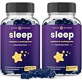 (2 Pack) Sleep Gummies | Melatonin Gummy Enhanced with L-Theanine, Chamomile, Valerian & More | Natural Sleep Aid Supplement