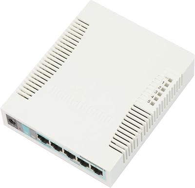 MikroTik RouterBOARD 260GS 5 Port Gigabit Smart Switch SFP Cage SwOS PSU