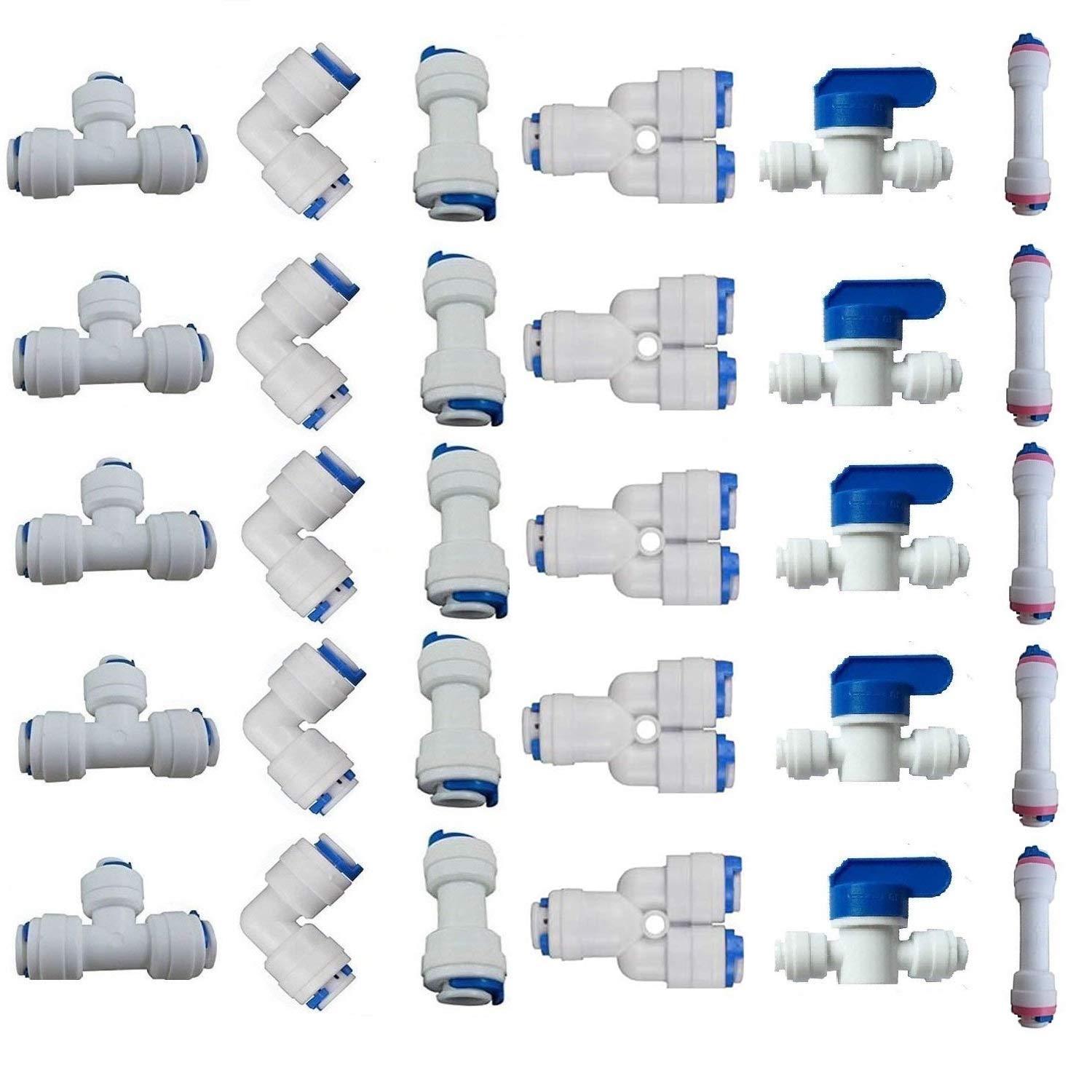 Lemoy 1/4" OD Quick Connect Push In to Connect