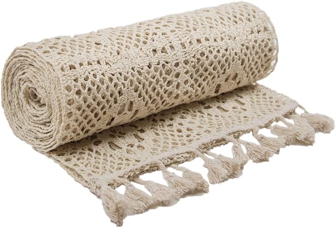 Heyjewels Chemin De Table En Macrame Pour Decoration De Table De