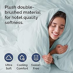Duvet Cover Queen Size Set - Extra Soft Queen Size