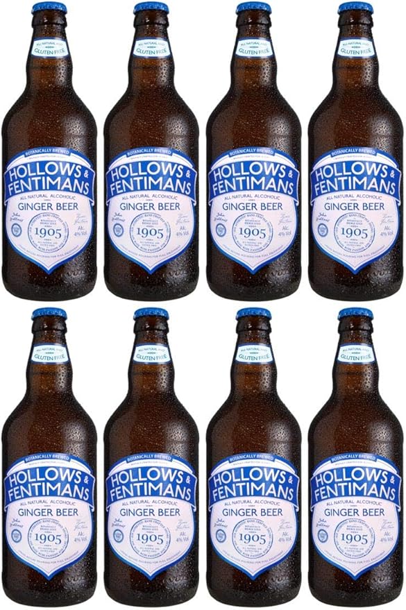 Fentimans Hollows All Natural Alcoholic Ginger Beer 8x 500ml Bottles Amazon Co Uk Beer Wine Spirits