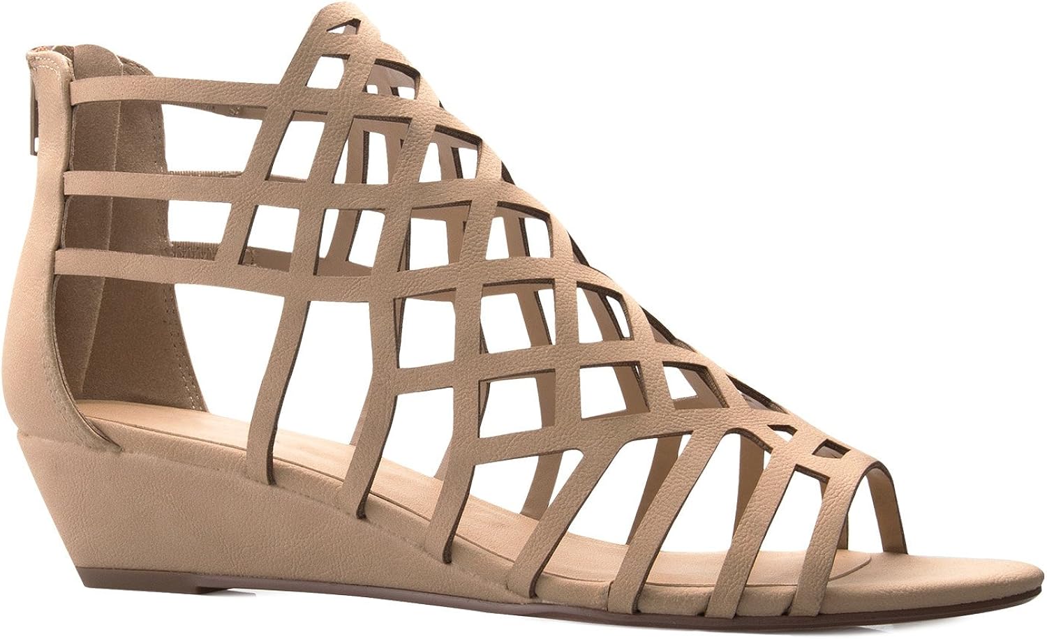 white mountain victoria strappy wedge sandals