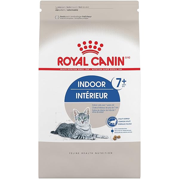 ROYAL CANIN FELINE HEALTH NUTRITION INDOOR 7+ MATURE DRY CAT FOOD, 5.5 LB BAG