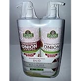 Strengthening Onion Shampoo & Conditioner Set | Supports Stronger Roots & Reduces Hair Breakage | Nourishing Hair Care for Weak Roots