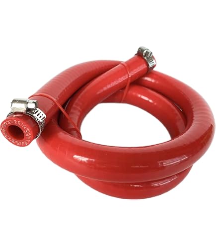 HPS High Temperature Silicone Heater Hose - 5/16" ID, 10 Foot Roll, Blue, 250 PSI Max (HTHH-032-BLUEx10)