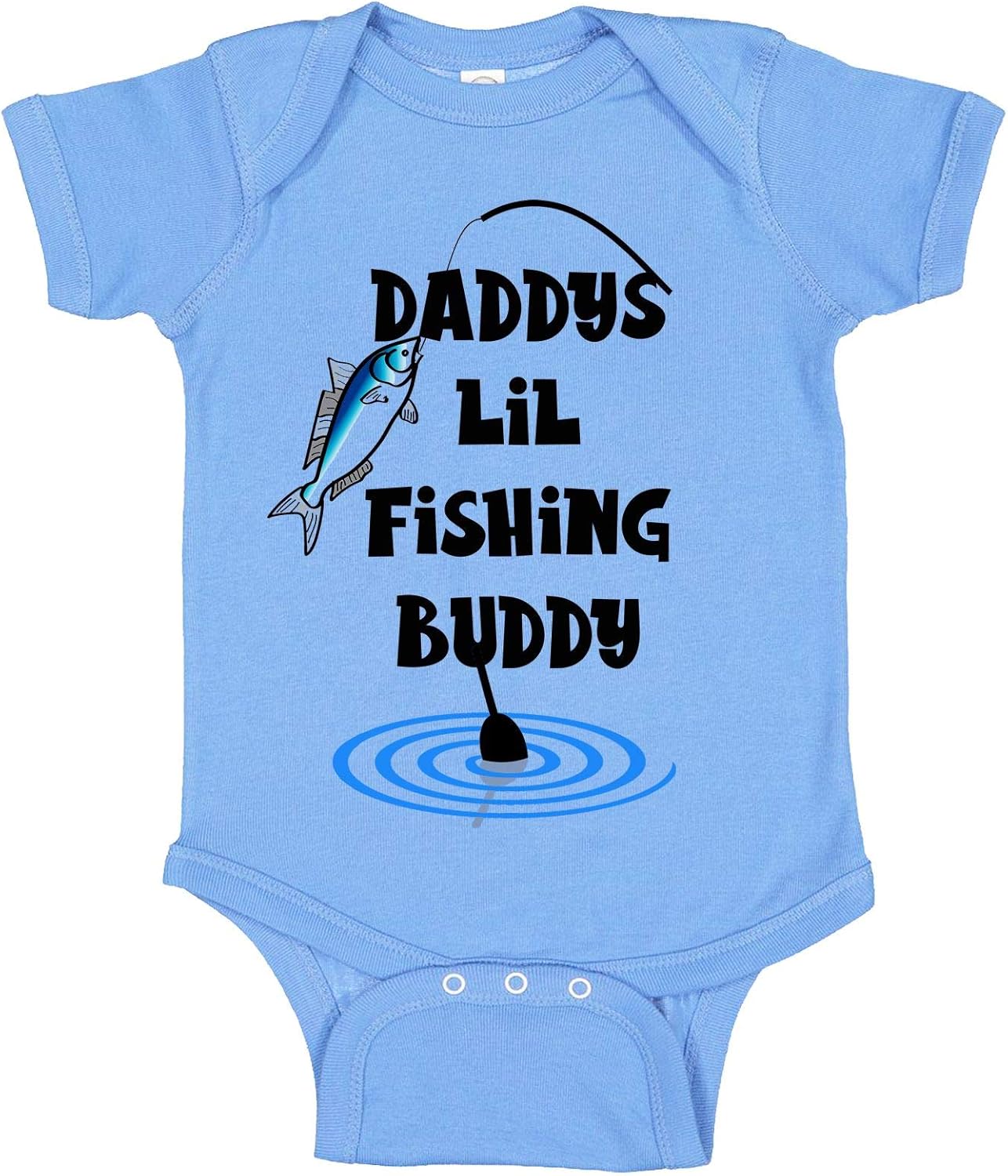 daddy's little fishing buddy onesie