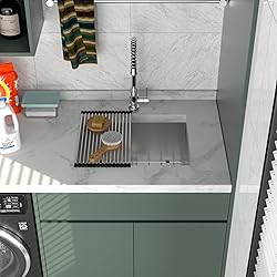 Logmey 24 Inch Undermount Laundry Sink 24x18