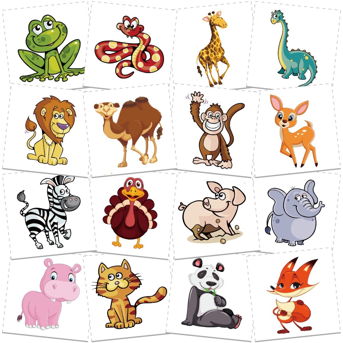 30 Sheets (210pcs) Animals、Shark、Cars waterproof Temporary Tattoos For Kids,Cartoon Mixed Styles Tattoos For Grils and Boys, children's Fake Tattoo stickers toys,Party Supplies Gifts