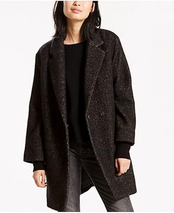 levis black coat