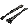 Rosewill Case Fan Splitter Cable, PWM Cable Splitter Duplicator, Case Fan Power Duplicator Converter, Dual Case Fan Power Adapter, Case Fan Y Cable [2-Pack]