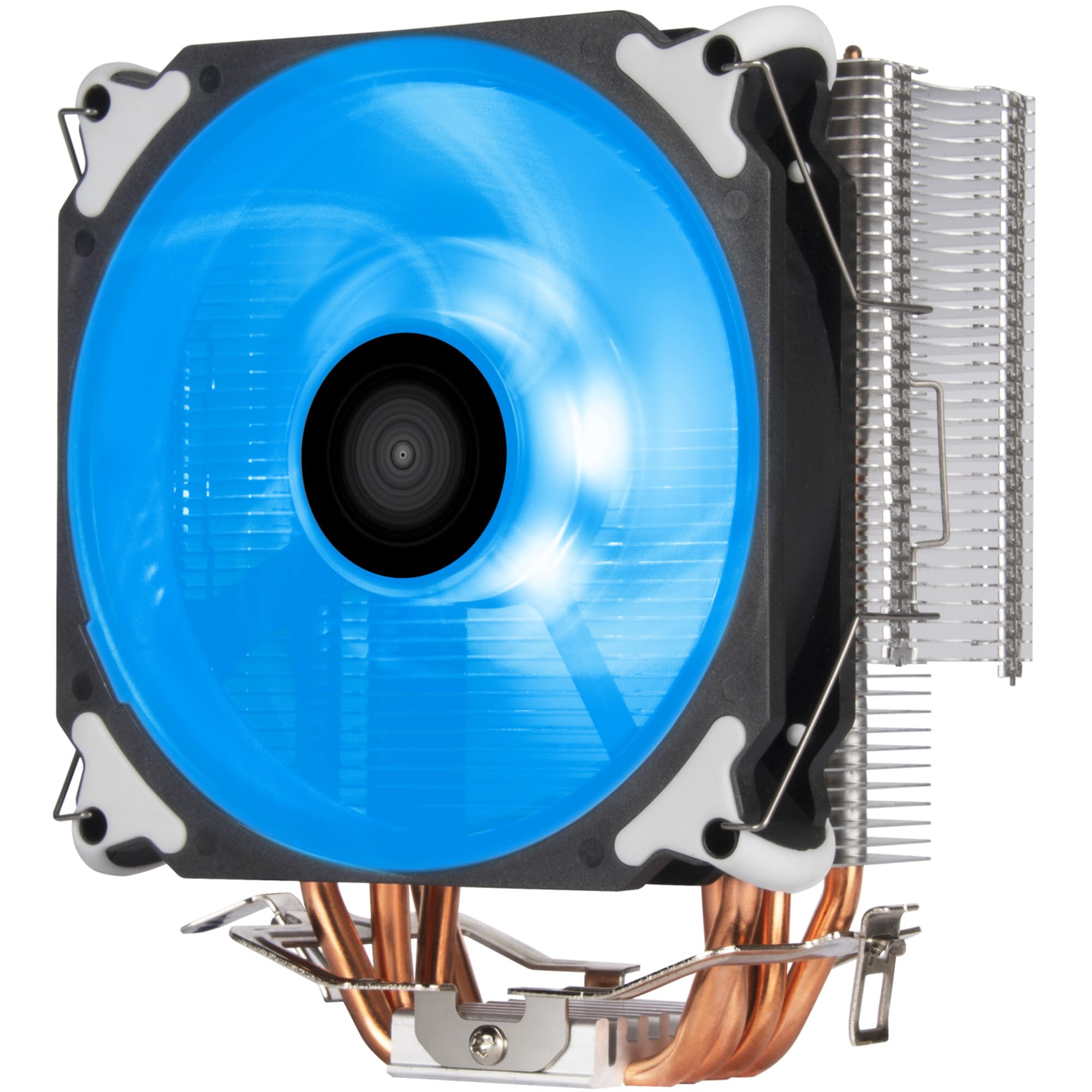 SilverStone Technology SST-AR12-RGB - Argon CPU Cooler with 4 Heat Pipes, Direct Contact Heatpipe Technology and 120 mm PWM RGB Fan