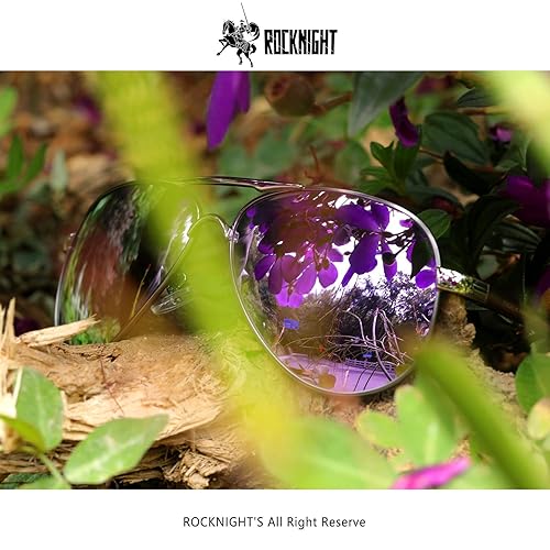 ROCKNIGHT Aviator Sunglasses for Women Polarized UV Protection