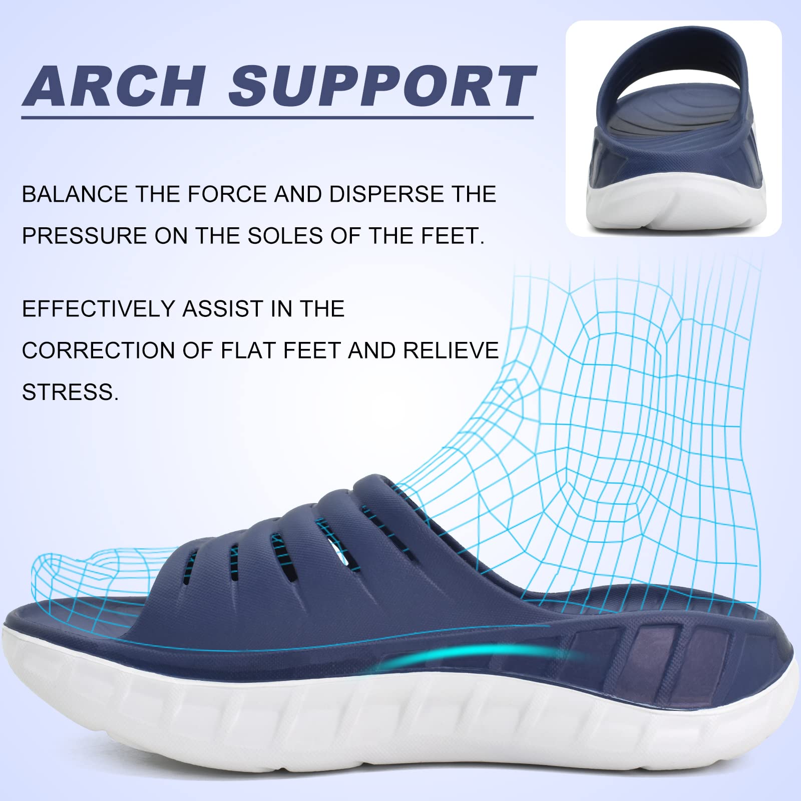 Best Sandals For Plantar Fasciitis Womens Mens Recovery Slides