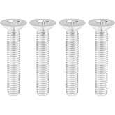 Wanyifa 4pcs Torx Countersunk Head Titanium Bolt (Normal Titanium, M6x30mm) | Flat Head Screws M4 M5 M6 M8 8 10 15 20 25 30 35 40 45 50 55 60 65 70mm