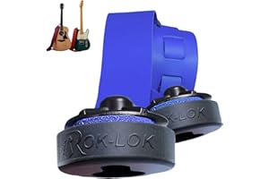 ROK-LOK Rok Lok PRO – Universal Quick-Change Guitar Strap Lock System – Rubber coated for Finish Protection – No Tools, No Mods, Fits Most Electric, Acoustic & Bass Guitars