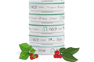 NECTR Nootropic Energy Pouches • Focus & Energy • Glacial Green (Winter Green) • Cognizin • Caffeine • 16 pouches • Nicotine Free • Sugar Free • 5 Packs of Cans